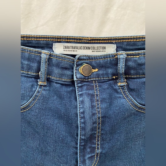 Zara Trafaluc Denim Collection Dark Blue Skinny Jeans - Picture 10 of 12